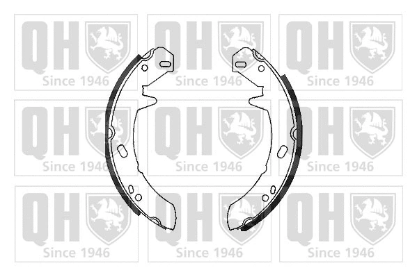 Brake Shoe Set, parking brake (BS1090)