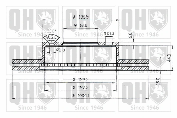 Brake Disc (BDC3526)