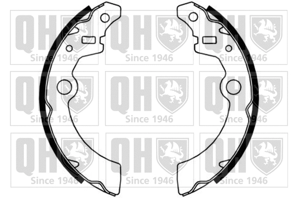 Brake Shoe Set (BS1180)