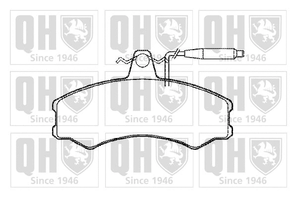 Brake Pad Set, disc brake (BP326)