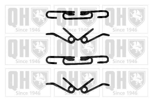 Accessory Kit, disc brake pad (BFK884)