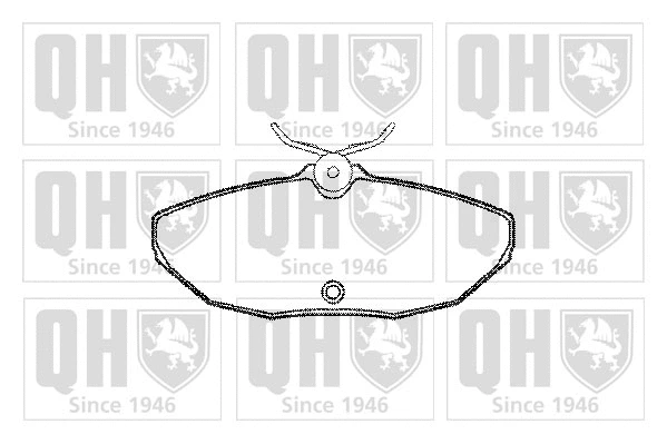 Brake Pad Set, disc brake (BP1238)
