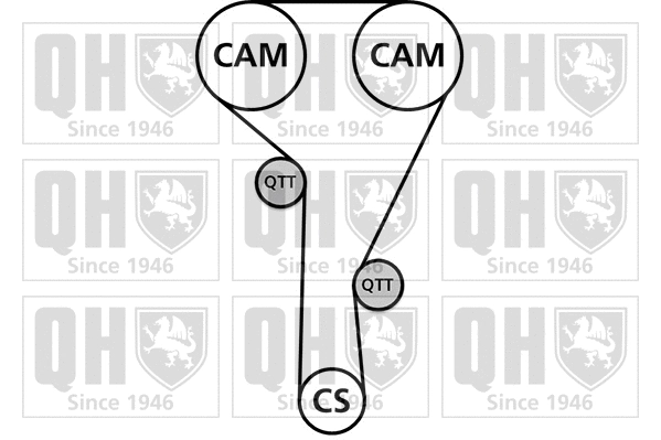 Timing Belt Kit (QBK881)