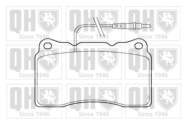 Brake Pad Set, disc brake (BP1425)