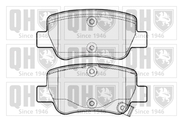 Brake Pad Set, disc brake (BP1680)