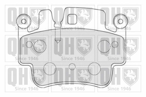 Brake Pad Set, disc brake (BP1694)