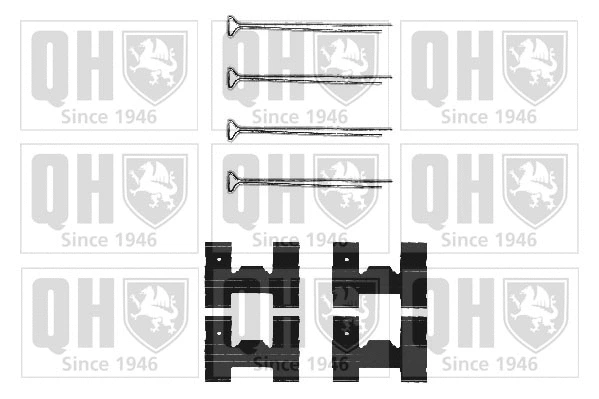 Accessory Kit, disc brake pad (BFK631)