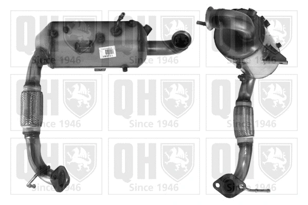 Soot/Particulate Filter, exhaust system (QDPF11244HP)