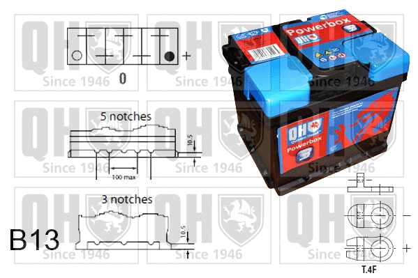 Starter Battery (QBT0853)