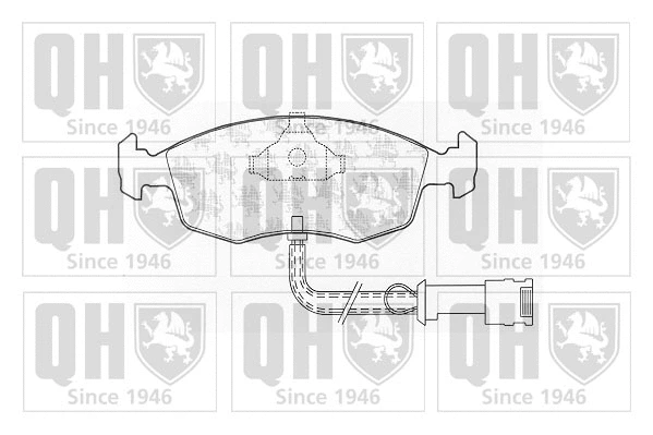 Brake Pad Set, disc brake (BP324)