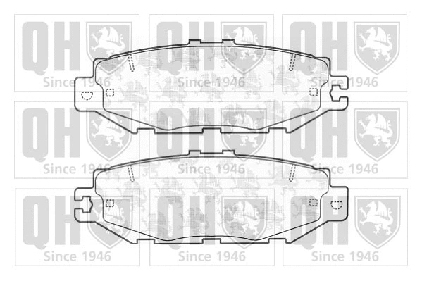 Brake Pad Set, disc brake (BP1171)