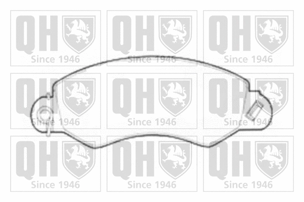 Brake Pad Set, disc brake (BP1541)