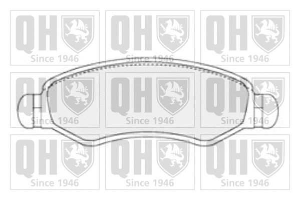 Brake Pad Set, disc brake (BP1609)