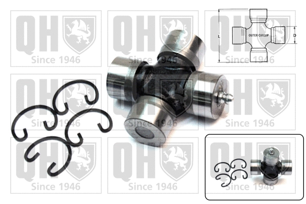 Universal Joint, differential pinion gear (QL529)