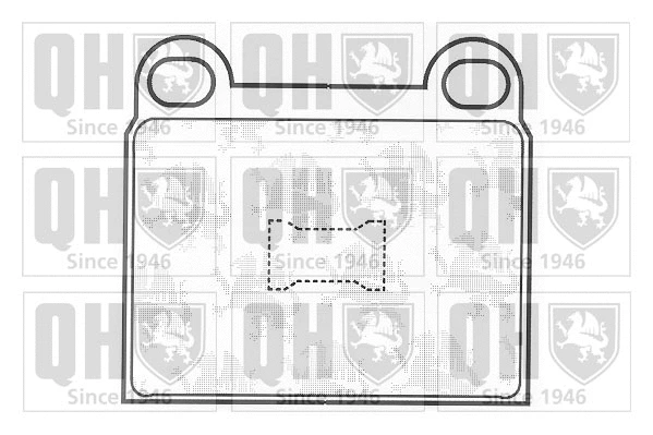 Brake Pad Set, disc brake (BP135)