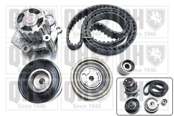 Water Pump & Timing Belt Kit (QBPK4381)