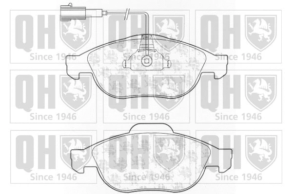 Brake Pad Set, disc brake (BP1302)