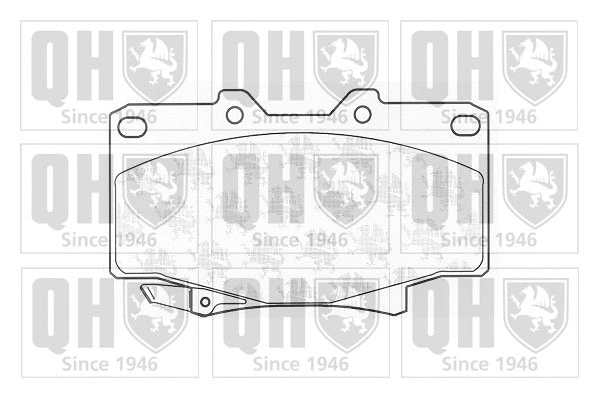 Brake Pad Set, disc brake (BP755)