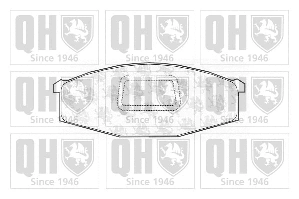 Brake Pad Set, disc brake (BP573)