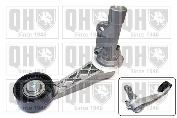 Tensioner Pulley, V-ribbed belt (QTA1645)