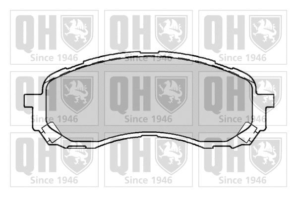 Brake Pad Set, disc brake (BP1608)