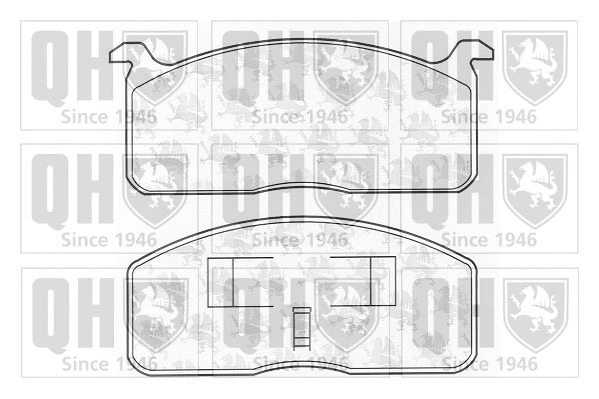 Brake Pad Set, disc brake (BP284)