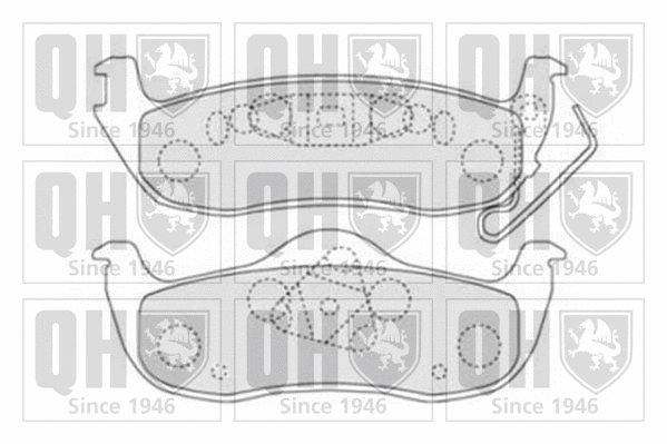 Brake Pad Set, disc brake (BP1512)