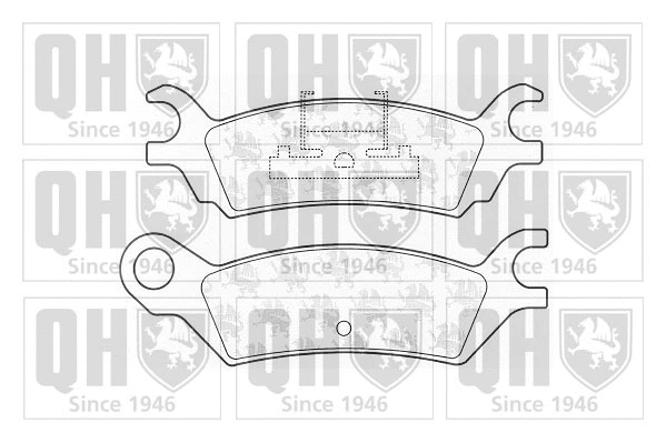 Brake Pad Set, disc brake (BP508)