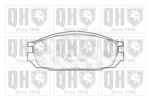 Brake Pad Set, disc brake (BP660)