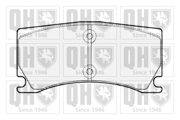 Brake Pad Set, disc brake (BP1701)