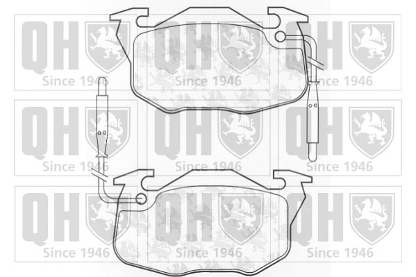 Brake Pad Set, disc brake (BP521)