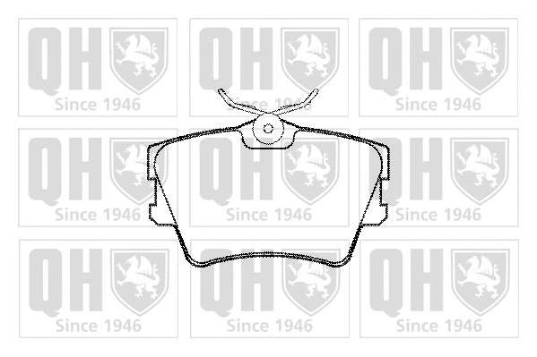 Brake Pad Set, disc brake (BP966)