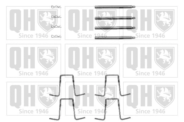 Accessory Kit, disc brake pad (BFK708)