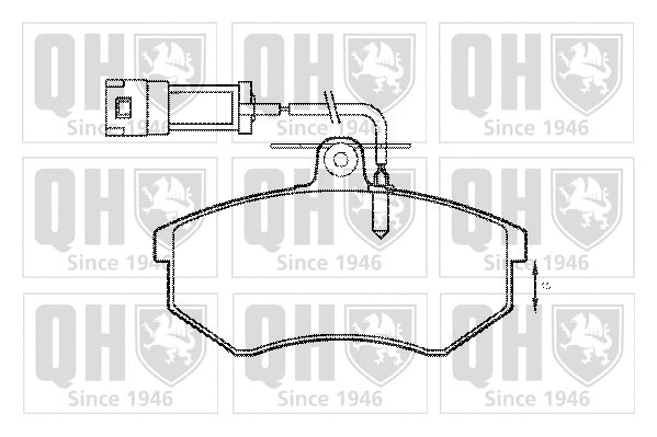 Brake Pad Set, disc brake (BP778)