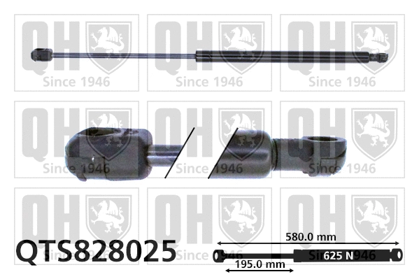 Gas Spring, boot/cargo area (QTS828025)