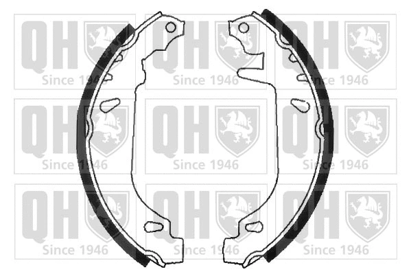 Brake Shoe Set (BS786)