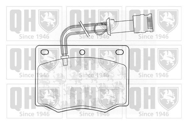 Brake Pad Set, disc brake (BP189)