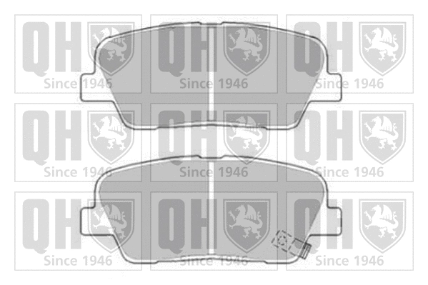 Brake Pad Set, disc brake (BP1775)