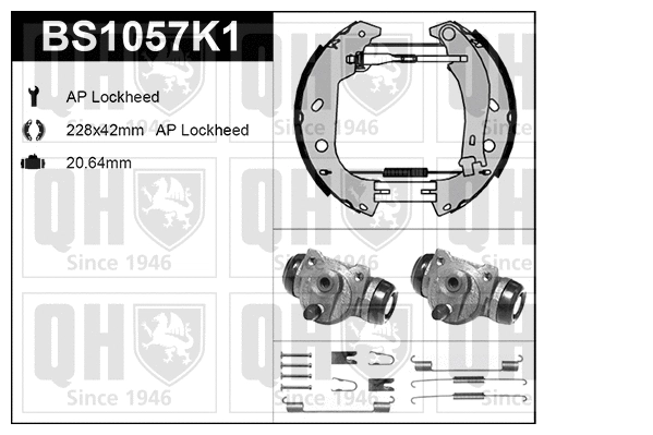 Brake Shoe Set (BS1057K1)