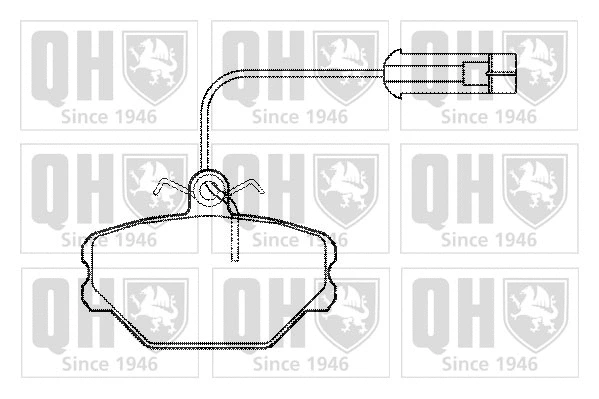 Brake Pad Set, disc brake (BP467)