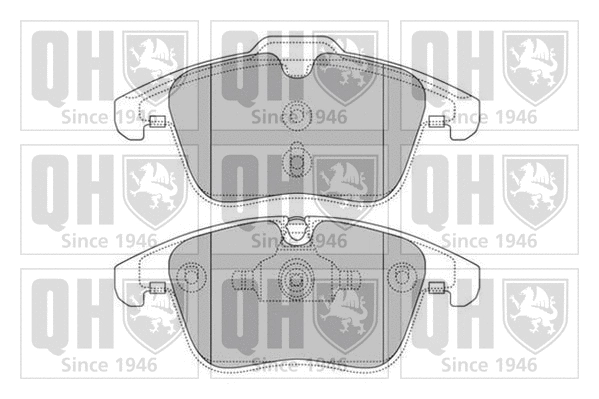 Brake Pad Set, disc brake (BP1629)