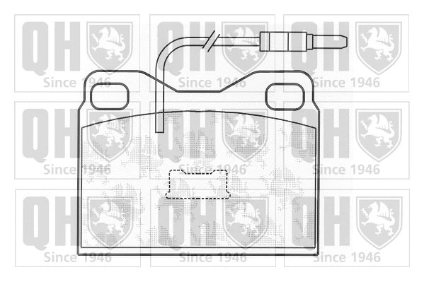 Brake Pad Set, disc brake (BP483)