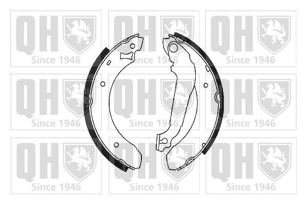 Brake Shoe Set (BS615)