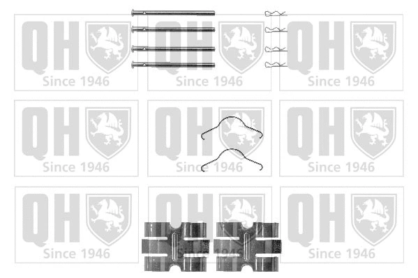 Accessory Kit, disc brake pad (BFK751)