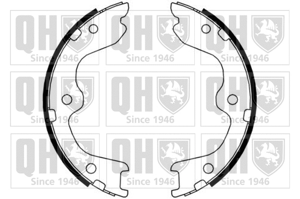 Brake Shoe Set, parking brake (BS1190)