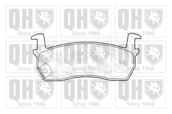 Brake Pad Set, disc brake (BP580)