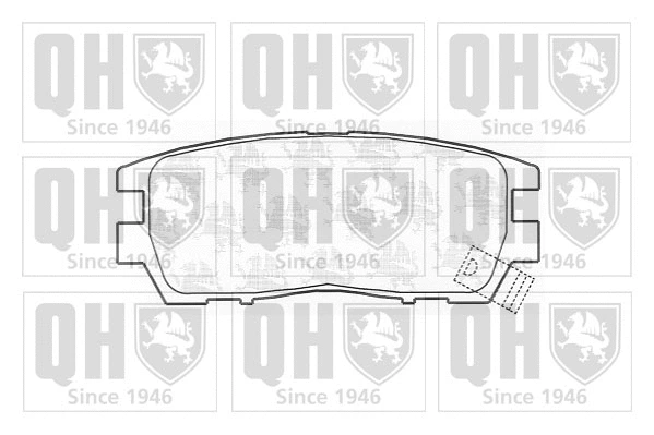 Brake Pad Set, disc brake (BP761)