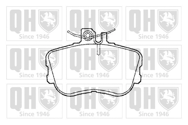 Brake Pad Set, disc brake (BP768)