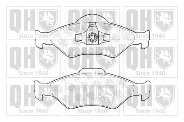 Brake Pad Set, disc brake (BP1260)