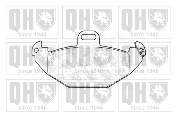 Brake Pad Set, disc brake (BP1088)